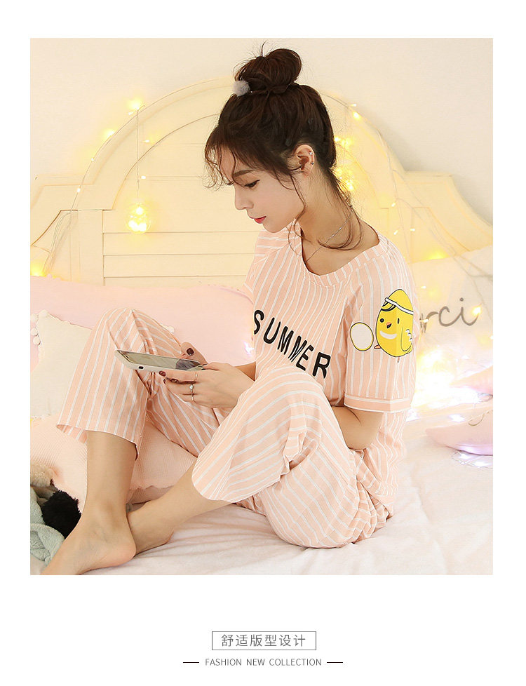 Pyjama pour femme      en Coton à manches - Ref 2994467 Image 187