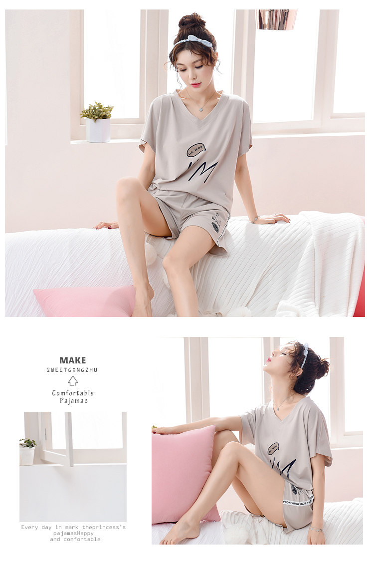 Pyjama pour femme      en Coton à manches - Ref 2994467 Image 136