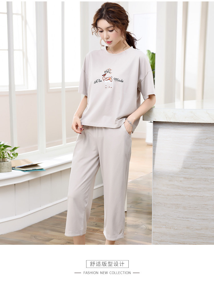 Pyjama pour femme      en Coton à manches - Ref 2994467 Image 148