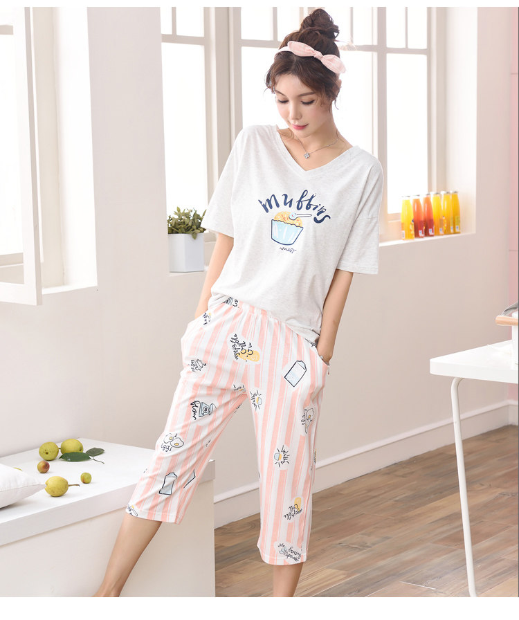 Pyjama pour femme      en Coton à manches - Ref 2994467 Image 109