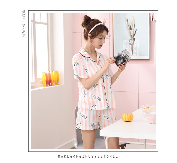 Pyjama pour femme      en Coton à manches - Ref 2994467 Image 95