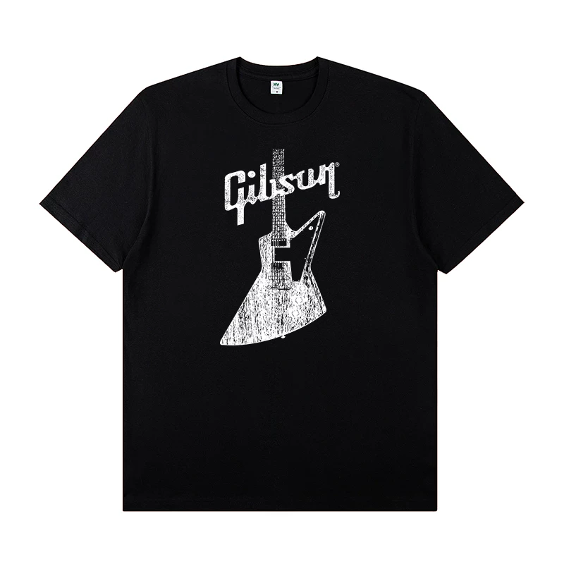 Gibson, джип, гитара, футболка с коротким рукавом, костюм, принт, с коротким рукавом