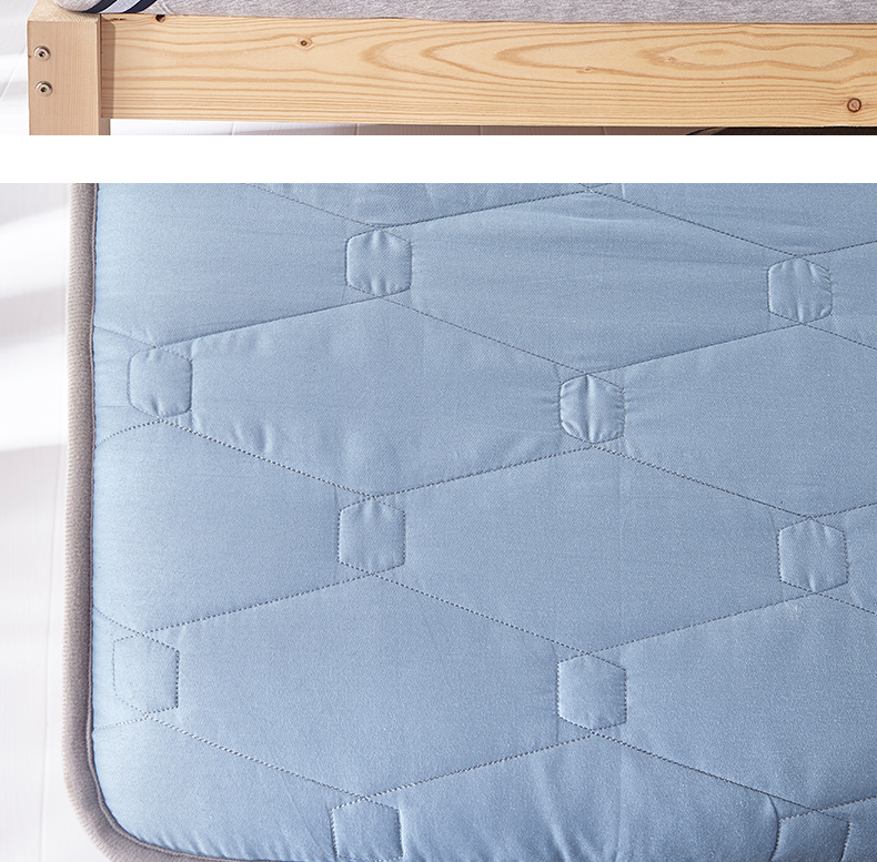 Nệm hai mặt flannel đệm dày nệm ấm sinh viên đơn mùa đông và mùa hè giường đôi giường đôi - Nệm đệm 1m