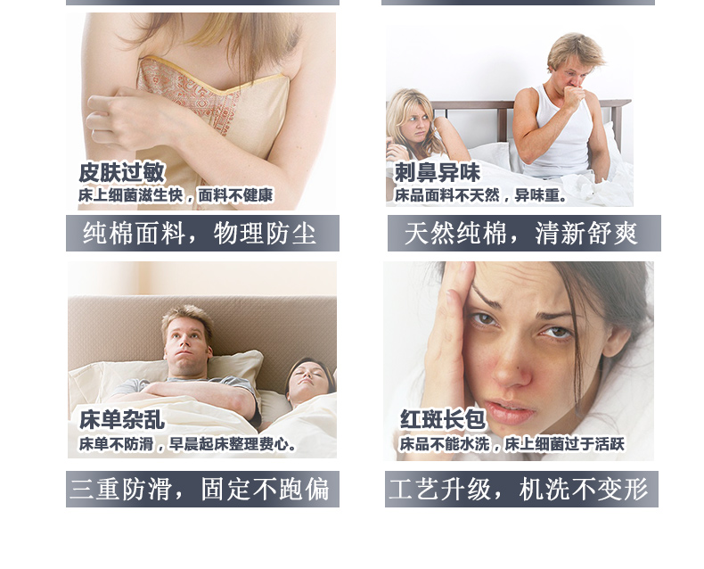 Giường bông chống trượt 笠 Bông Simmons bảo vệ nệm bọc nệm đơn mảnh 1,8 / 1,5m giường dày tùy chỉnh Ga phủ giường Everon