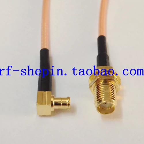 RF Cable McX-JW Bendong Header к Sma-K Mother (Внешняя улитка внутренняя дыра) RG316 15см