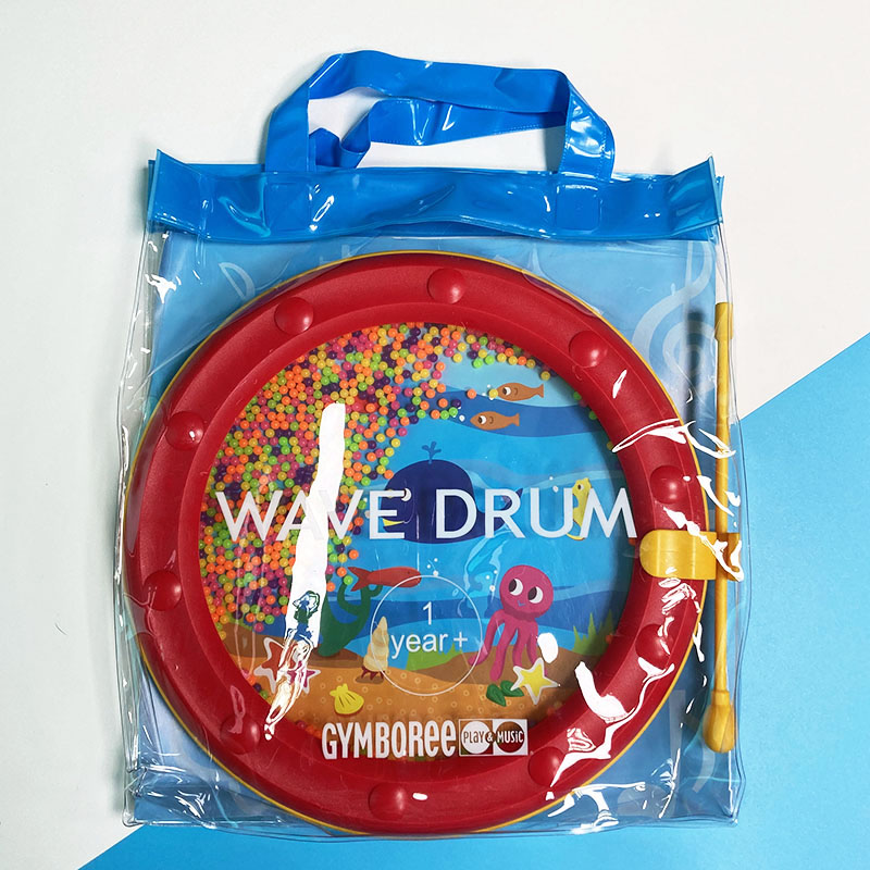 Early education with the same wave drum percussion instrument baby music toy children's educational hand clapping drum Gymb Jinjia