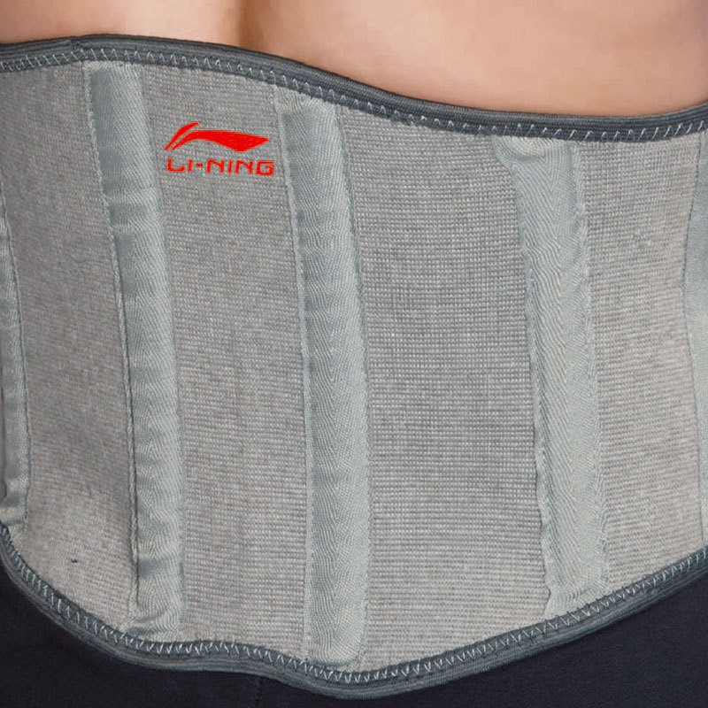 Li Ning 176-1 Sport Belt Fitness Nursing Waist and Men's Professional Nursing Bamboo Bamboo Breathable Protective Waist