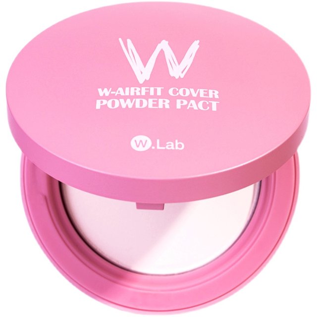 W.LabWAIRFITCOVERPOWDERPACT ຜົງແຕ່ງຫນ້າ ຄວບຄຸມຄວາມມັນຍາວນານ ຄວບຄຸມຄວາມມັນ ກັນນໍ້າ ກັນນໍ້າ ໃຊ້ຊຸ່ມ ແລະແຫ້ງ