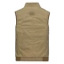 Mùa xuân và mùa thu nam vest giản dị trung niên nam nhiều túi cotton vest trung niên bố tải áo mỏng áo khoác nam thu đông Áo vest cotton