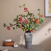 Глиняный горшок 29 см + 2 плода яблони (красные) + 2 плода яблони (оранжевые)