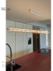 Italian Luce Sferica Restaurant Island Glass Chandelier Designer Nordic Simple Long Strip Bubble Ball Lamp