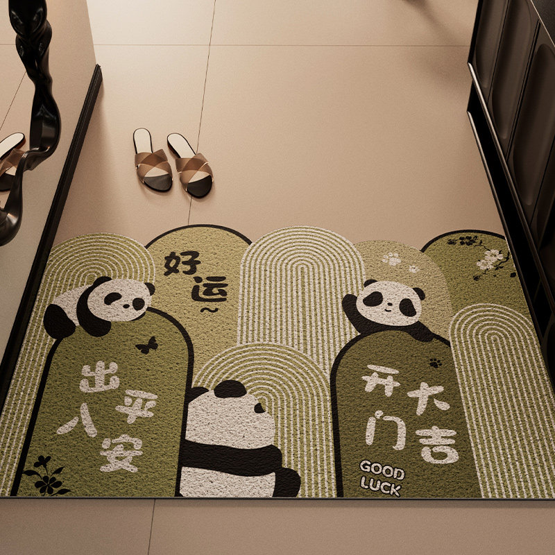 Коврик Entrance door mat черный кот 60x90 см
