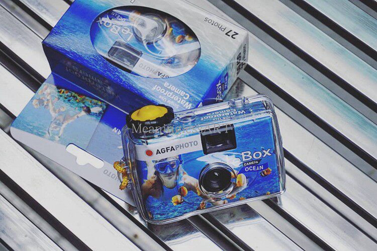 AGFA disposable Vista400 diving 135 waterproof flash film side axle fool camera