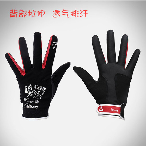 Golf gloves for women's hands, Korean golf autumn sweat-absorbent, non-slip, sun-resistant, wear-resistant and comfortable microfiber cloth