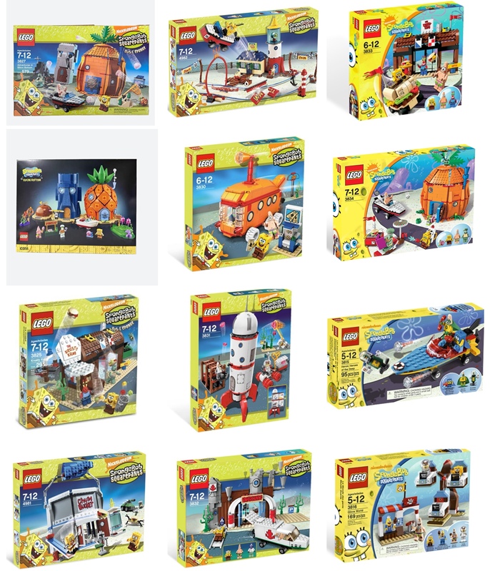 Lego 3826 Spongebob Squarepants 3816 3830 Bikini Bottom Express 3831 Spongebob Bikini Bottom 11386 Summary