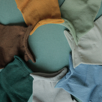 Residence Small Apostle Low Bunch Short Socks Pure Color Curl Side Boat Socks Spring Summer Full Cotton Socks Children Breathable Day Series Women Socks