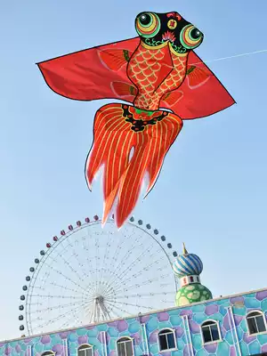 Huazheng hot goldfish kite carp reel package Weifang traditional adult easy flying large children new good flying