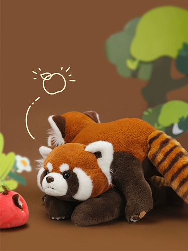 波普自然 Оригинальная дизайнерская мультяшная реалистичная плюшевая кукла, с медвежатами, панда, подарок на день рождения