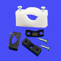 Plastic wire clip round cable wire screw fixed clip secondary over door tooth shape wire organizer nylon wire buckle bridge type