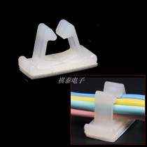 Nylon back glue clip WT-2 sticky wiring fixing seat no trace free punching wire harness net line finishing line buckle