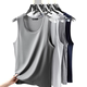 2 ຊິ້ນ] Modal vest men's pure cotton summer large size ice silk seamless inner wear sports sleeveless fitness thin style