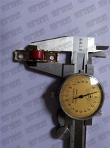 Diamond mesh screen window width 10mm push-pull screen window pulley accessories 50 55 plastic steel sand window wheel small red wheel