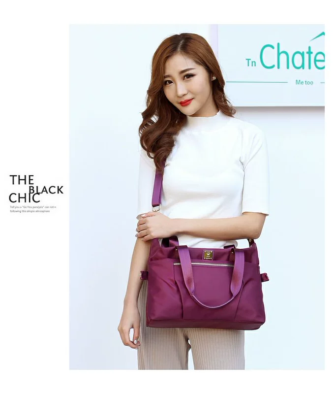 Châu âu và Mỹ thời trang nữ túi hoang dã Oxford vải nylon túi Messenger túi xách đơn giản giản dị túi xách vai túi