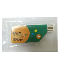 Data recording device for disposable Bluetooth PDF temperature recorder cold chain transport temperature monitoring traceability