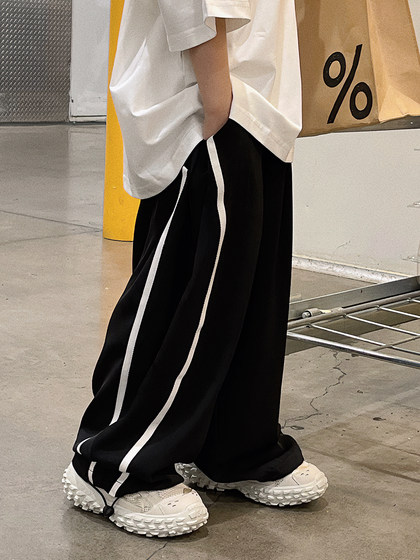 男童夏季防蚊裤2025新款儿童薄款洋气男孩夏天运动裤长裤童装潮牌