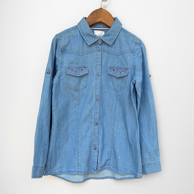 Chemise fille à manche longue - Ref 2086803 Image 7