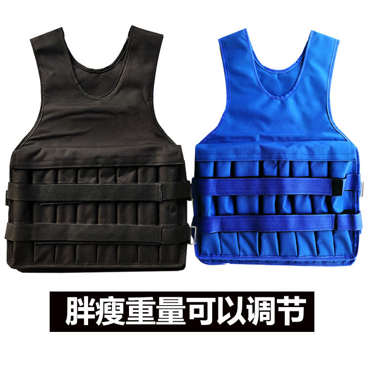 Black camouflage adjustable sandbag clothes comfort waterproof negative recoat 5-20kg solid sandvest sandbag waistcoat