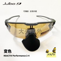 JULBO佳宝进口高山近视眼镜光致2-4级变色高海拔登山跑骑J5473520