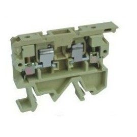 Manufacturer direct selling pure copper rail type UK Insurance wiring terminal seat sheet UK5-HESI 4MM square
