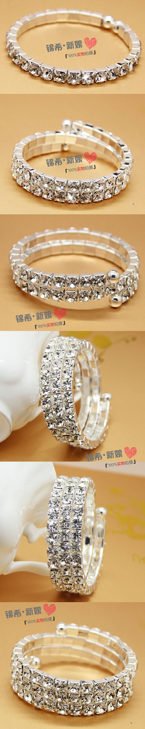 Siêu Đèn Flash Rhinestone Bracelet Armband Đồ Trang Sức Cô Dâu Bracelet Phụ Kiện Vòng Đeo Tay Vũ Hiệu Suất Phụ Kiện Nhà Máy Trực Tiếp