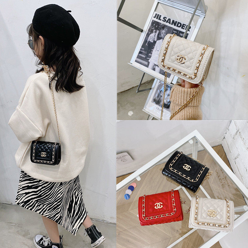 Children's new small Fragrant Wind Zero Wallet Foreign Pie Cute Princess Bag Girl Slanted Satchel Bag baby Single shoulder bag Damp Shoulder Bag