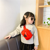 Childrens Bag shoulder bag 2021 New Tide Chest Bag Women Cross Joker Boy running bag Korean Coin Wallet ins