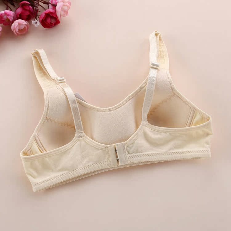 Thời kỳ phát triển áo ngực mềm áo ngực học sinh trung học cơ sở đồ lót không có vòng thép cô gái áo ngực đầy đủ cotton mỏng áo ngực 656 áo bra 2 dây