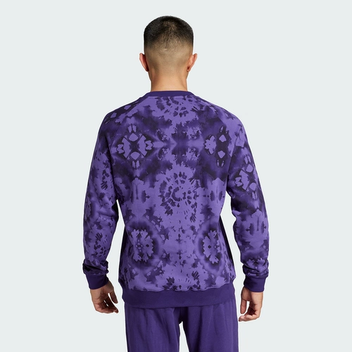 Adidas Real Madrid Tie Dye Series Новый год змеи Новый год футбольная культура с длинными рукавами пуловер JM1103