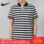 Nike Nike tay ngắn nam 2019 mùa thu mới đứng cổ áo sọc thể thao giản dị áo sơ mi POLO BQ9075-010 - Áo polo thể thao áo polo tay dài