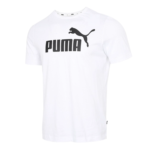 Puma, летний спортивный костюм подходит для мужчин и женщин, рубашка, футболка, короткий рукав, оверсайз, высокий воротник