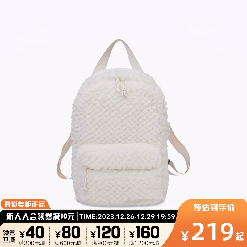 CONVERSE Converse Go Lo new men and women artificial fur casual portable double shoulder backpack 10026816-A01-Taobao