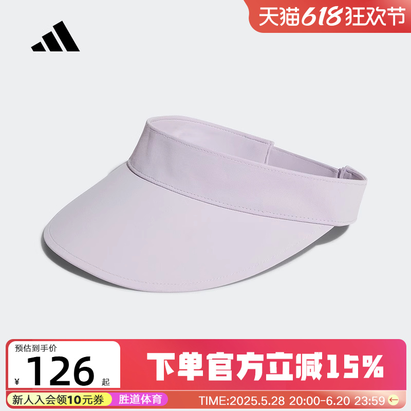 アディダス テニス ゴルフ スポーツハット 2025 夏 レディース サンシェード ダックタン 空トップハット KE9965