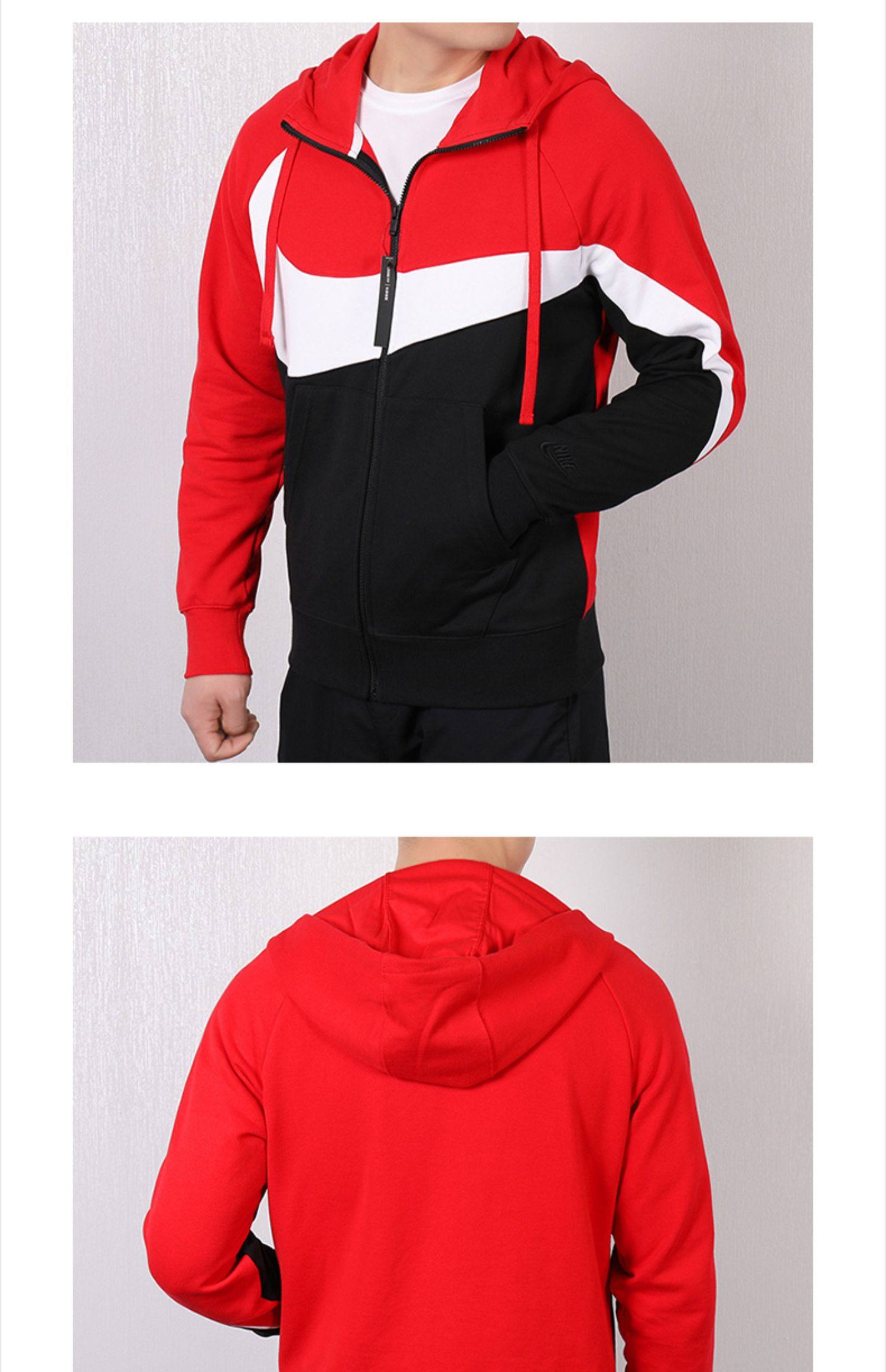 Áo khoác nam NIKE Nike 2019 xuân hè thu đông mới thể thao áo khoác dệt kim trùm đầu 928484-010 - Áo khoác thể thao / áo khoác áo khoác the thao nam