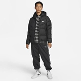 Nike, спортивный короткий пуховик, зимняя удерживающая тепло толстовка с капюшоном, ветрозащитная куртка