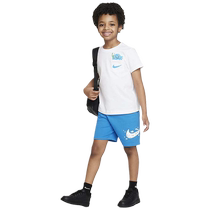 Nike Nike spring and autumn childrens clothing sports casual comfortable short-sleeved T-shirt shorts suit FQ0552-406