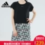 Adidas adidas ngắn tay áo thun nữ 2019 xuân mới váy thể thao giản dị váy DU2372 - Trang phục thể thao quan the thao nu