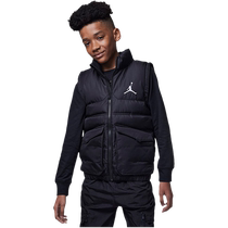 Jordan Nike boys down jacket vest is warm plush soft and comfortable FB1673-010