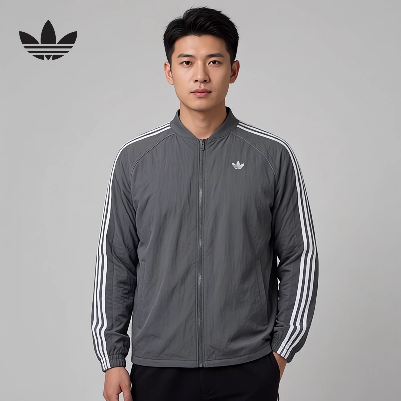 Adidas Adidas Clover Track Top Early Spring Thin Jacket Men's Sports Woven Jacket Kx4830