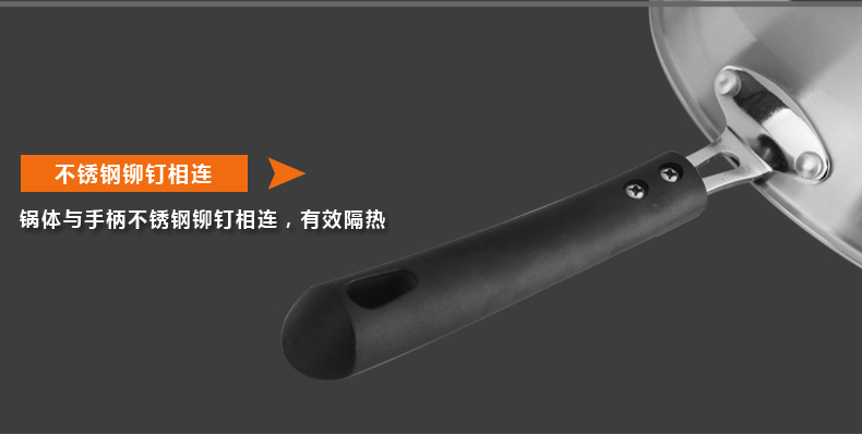 Hàng trăm chảo chống dính chảo inox 304 chảo phẳng đáy không có lớp phủ không có bếp cảm ứng mở nồi lửa nồi hấp inox