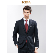 KEA autumn new mens suit suit Korean slim business professional dress wool suit men navy blue